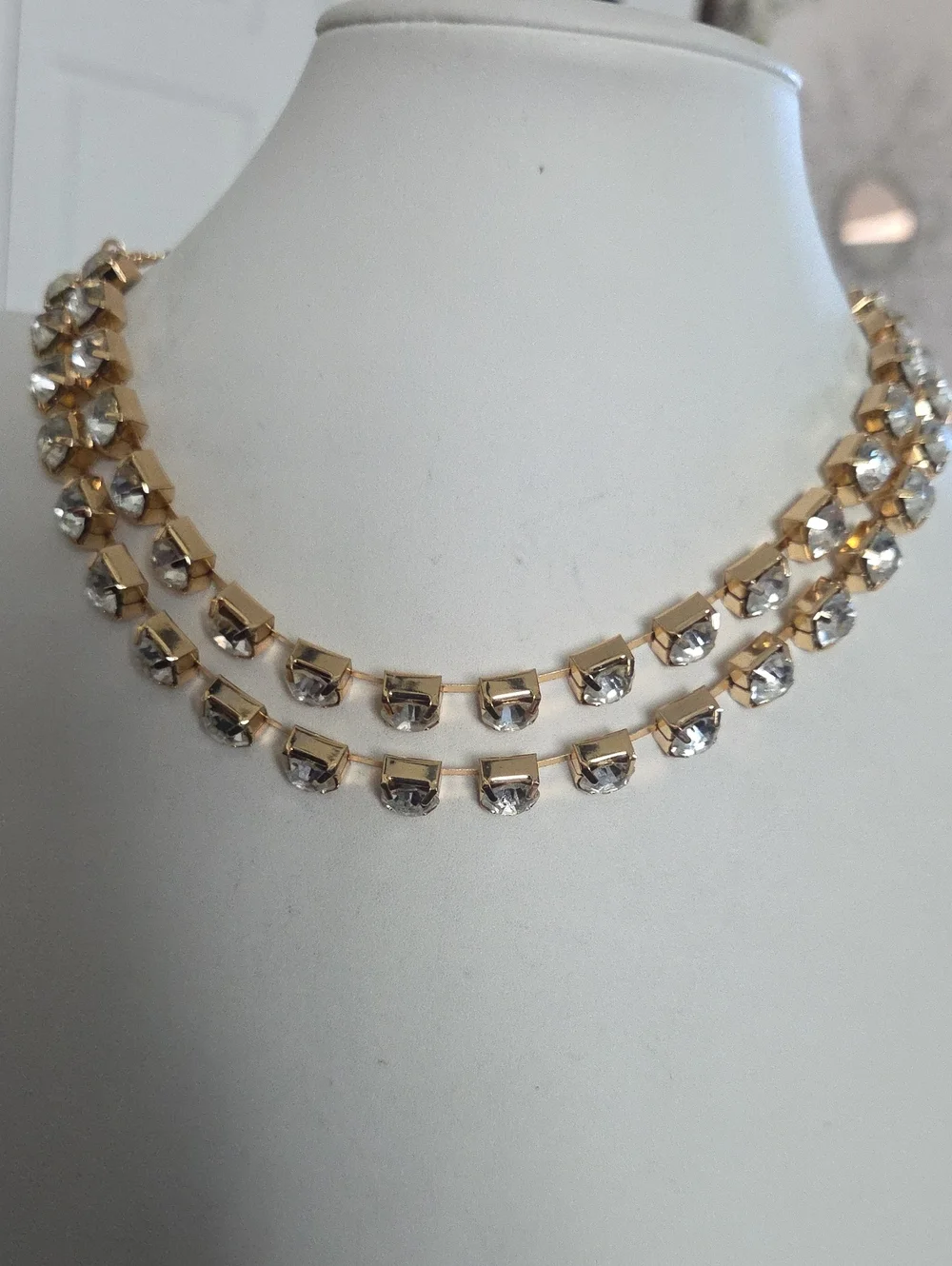 Paparazzi Gold Rhinestone Choker NWT